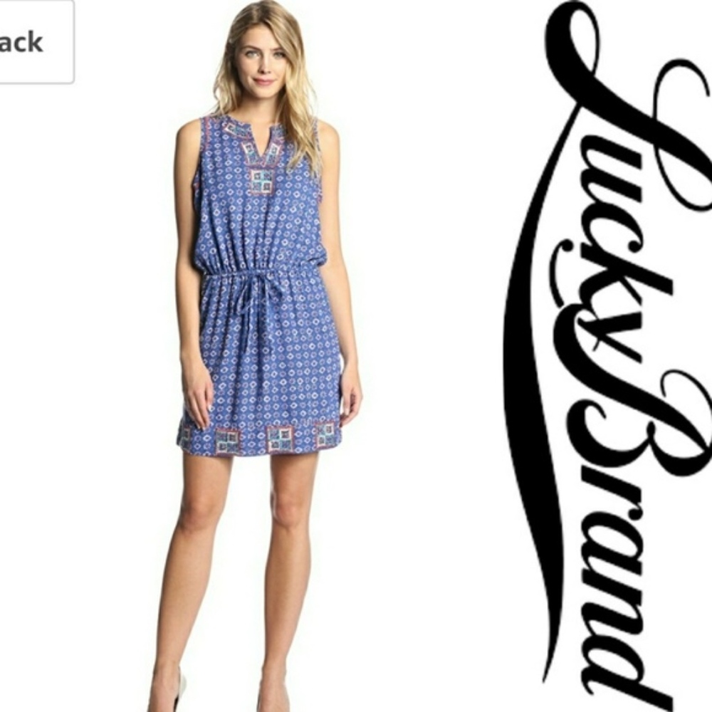 Super cute boho dress by Lucky Brand